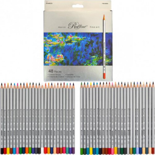 Набор цветных карандашей 48цв серия Raffine MARCO