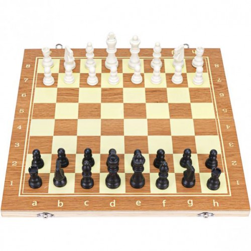 Шахматы деревянные 3 в 1 40см