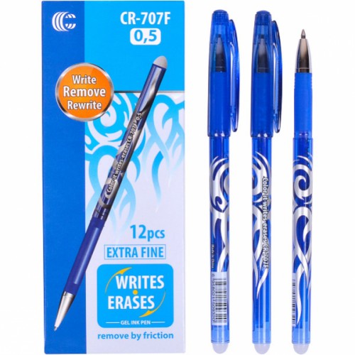 Ручка гелевая "пишет-стирает" 0,5мм, синяя