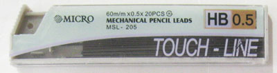 Грифель для механического карандаша "Miсro" 0,7мм НВ 